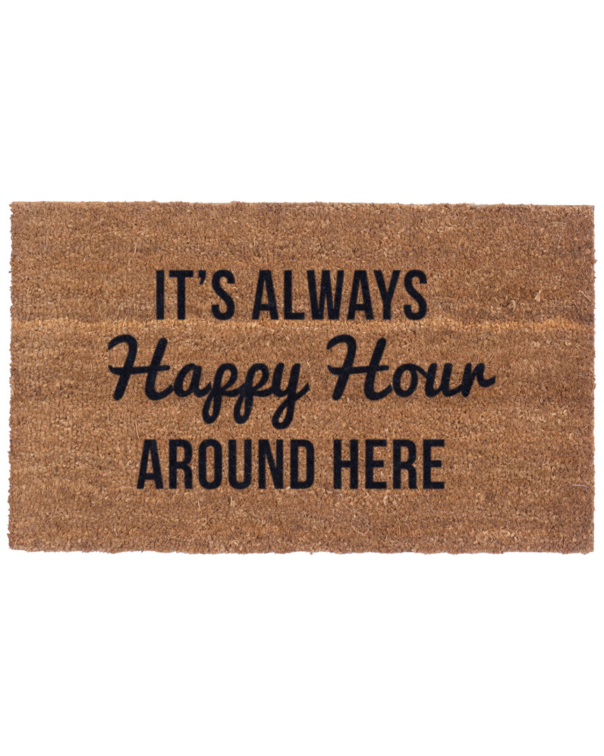 Coco Mats N More Always Happy Hour Doormat