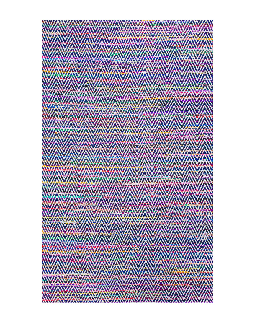 Shop Nuloom Chevron Rochell Hand Woven & Cotton Rug