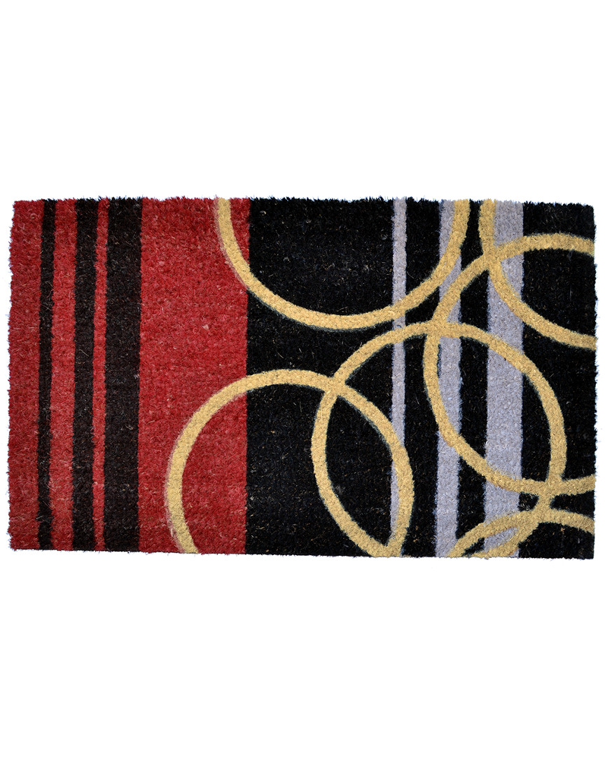 Imports Decor Stripes And Rings Doormat