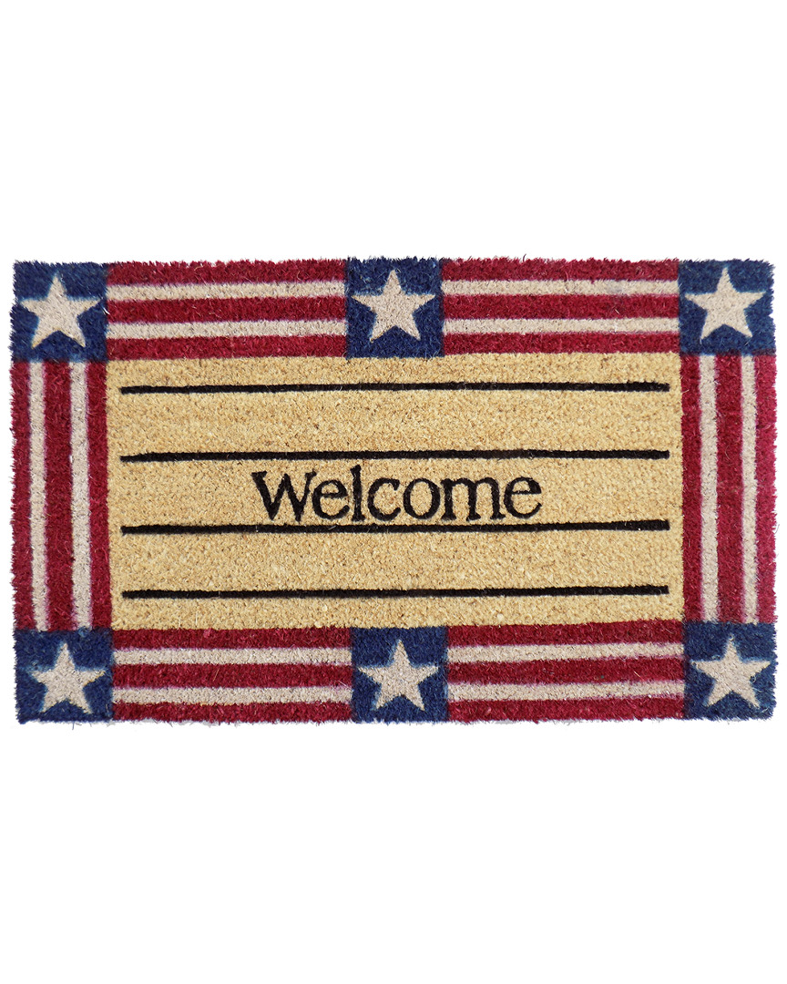 Imports Decor Welcome Stars And Stripes Doormat