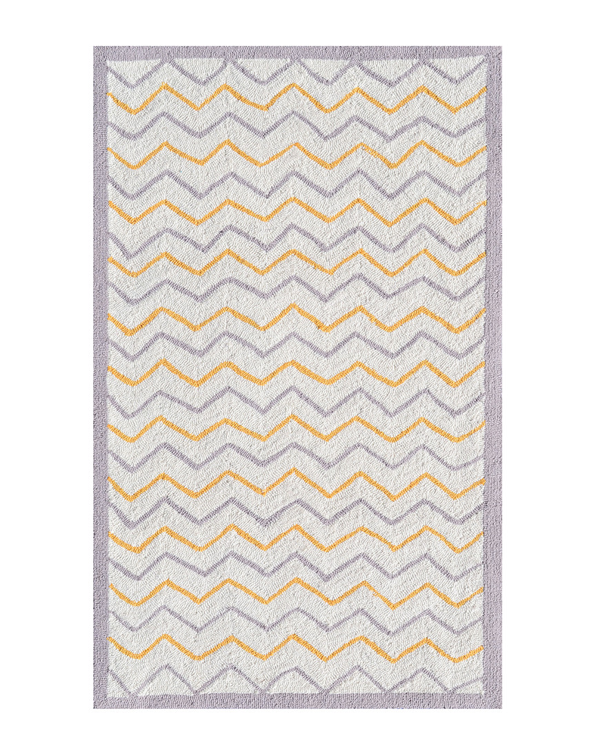 R16 Ziggy-zaggy Hand-hooked Kids Rug