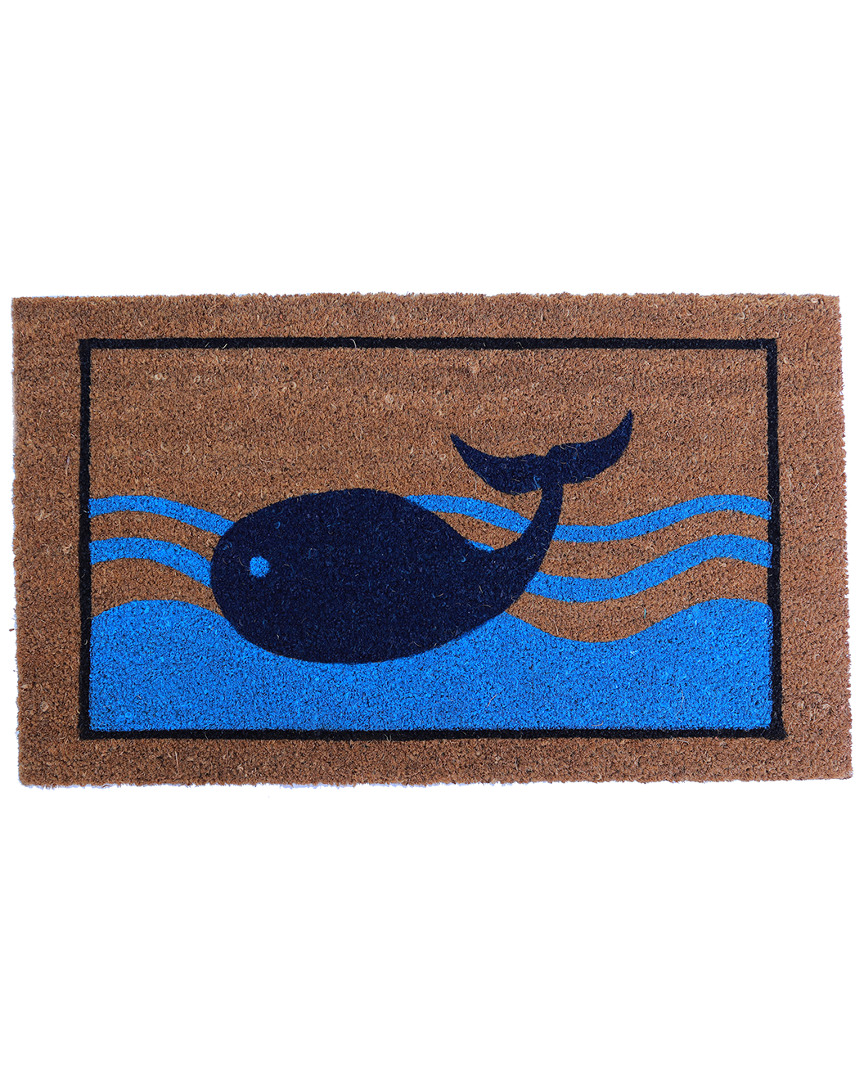 Imports Decor Blue Whale Doormat