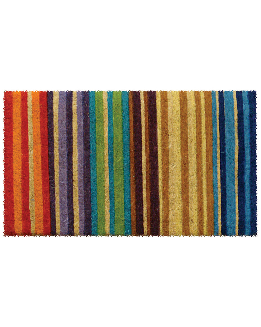 Entryways Rainbow Doormat In Multicolor