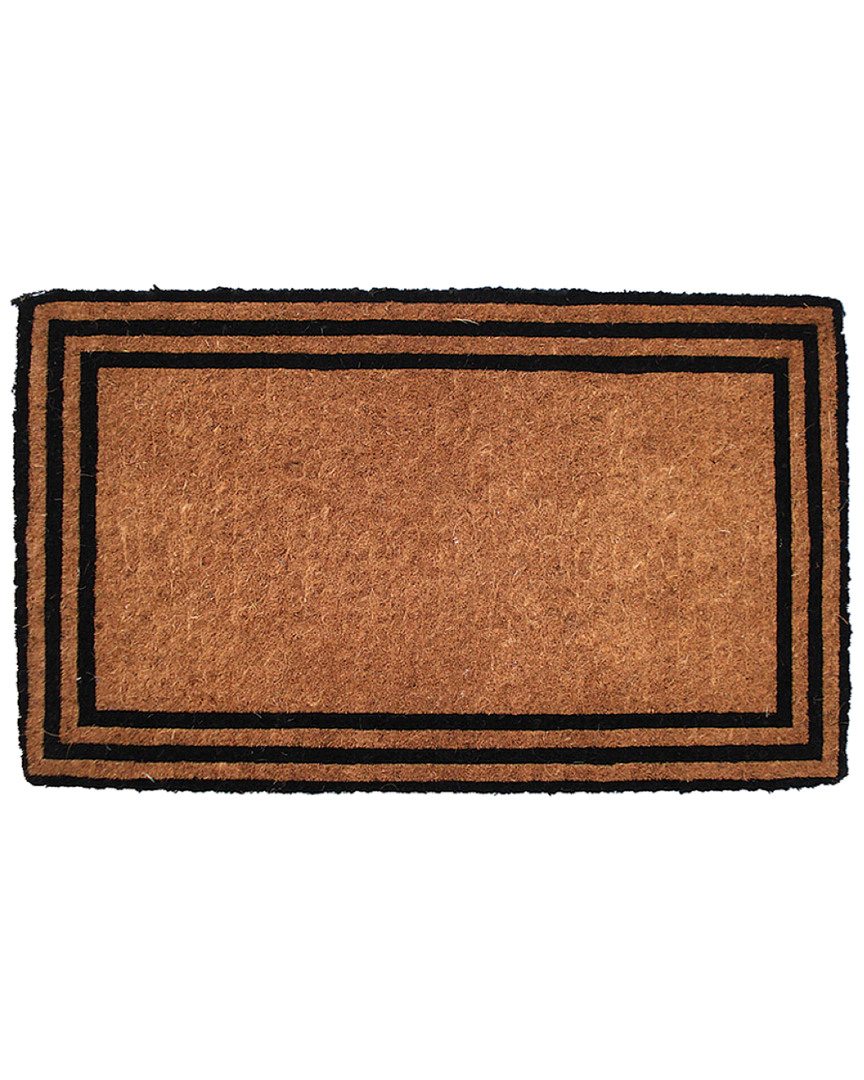 Entryways Classic Hand-woven Doormat In Beige