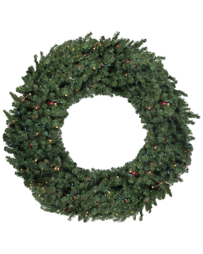 Northlight Pre-lit Canadian Pine Commercial Size Christmas Wreath