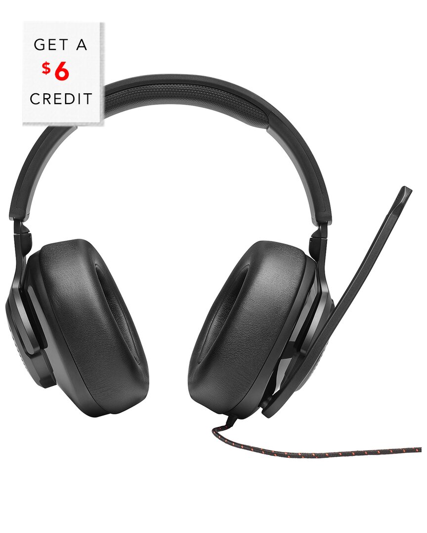 Jbl Quantum 200 Wired Over-ear Gaming Headset With $6 Credit In Black
