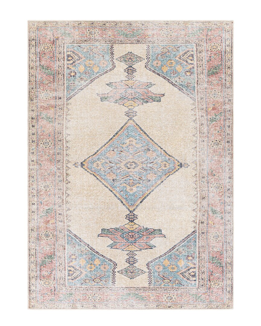 Surya Amelie Traditional Machine-washable Rug In Wheat