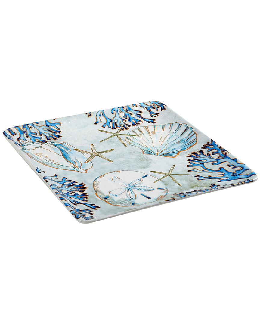 Certified International Playa Shells Square Platter