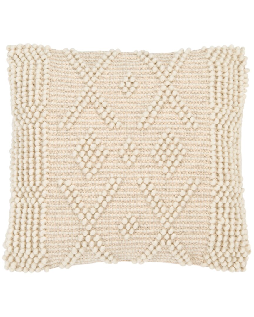 Safavieh Baird Wool-blend Pillow In White