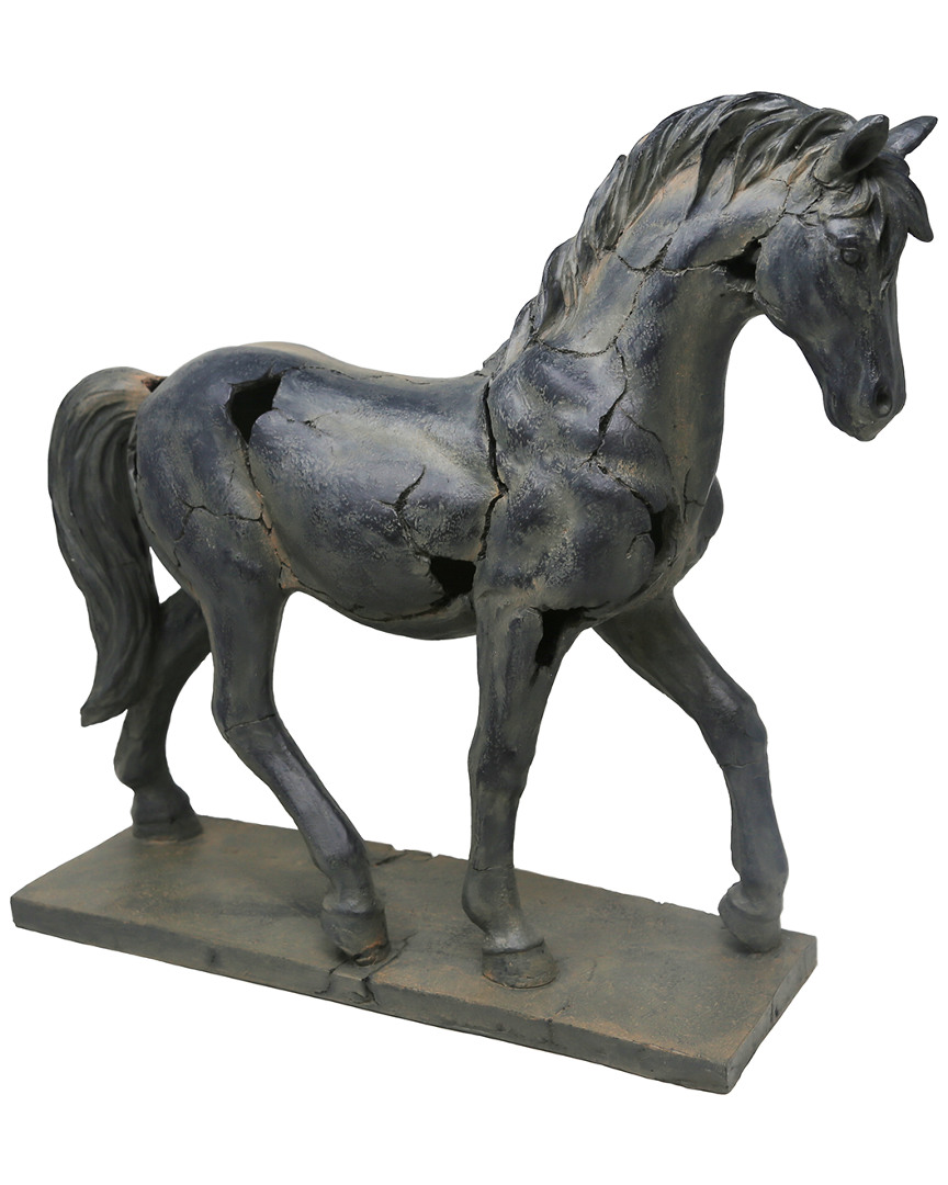 Sagebrook Home Cracked Horse Sculpture