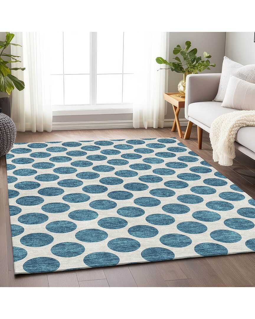 Addison Rugs Premium Washable Area Rug In Blue