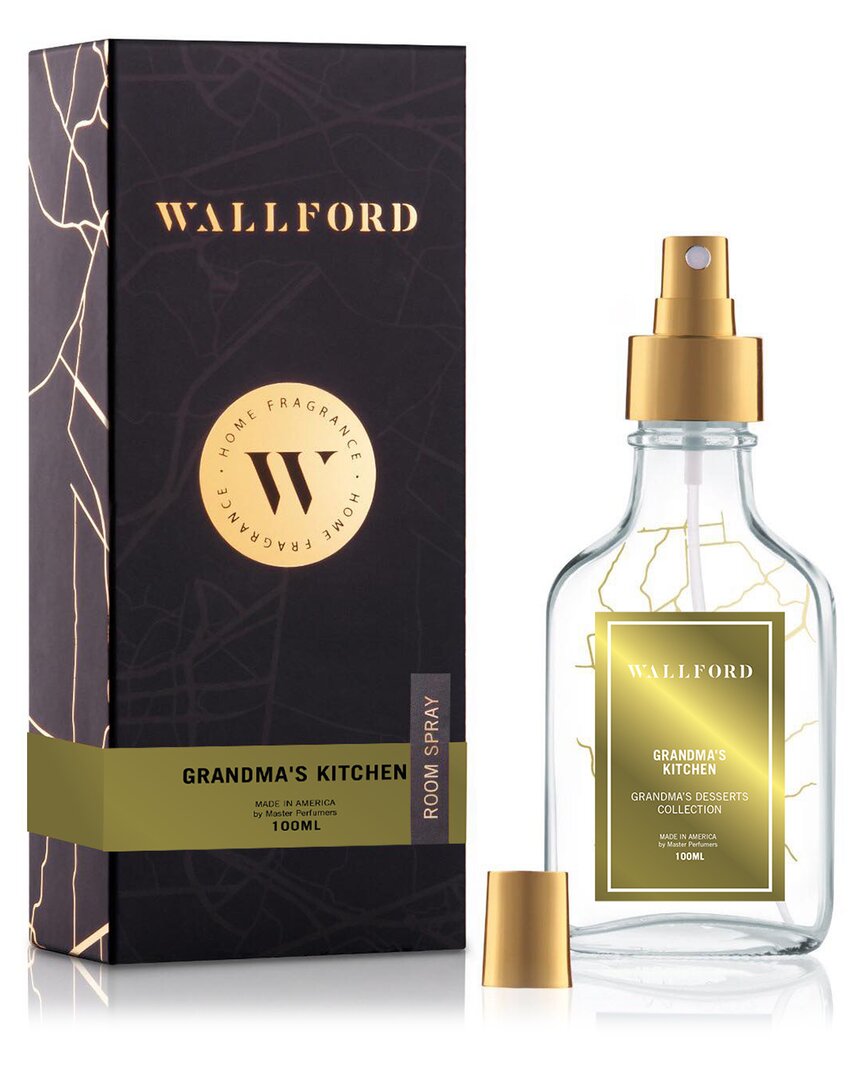 Wallford Home Fragrance Grandma's Kitchen Room Spray In Gold