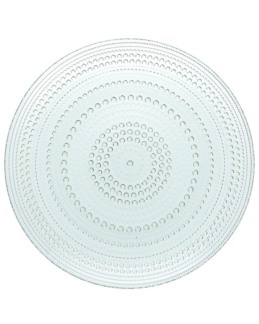 Fortessa Set Of 4 Jupiter Glass Sage Dinner Plates In Blue