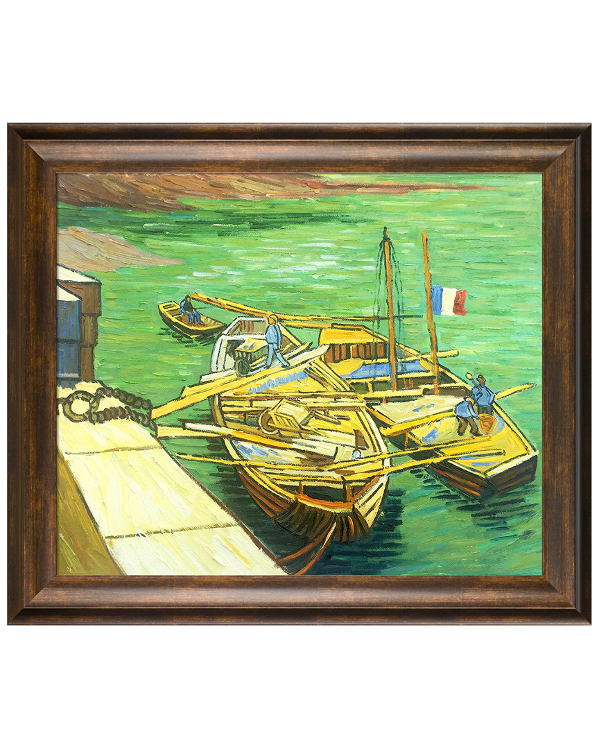 Overstock Art La Pastiche By Overstockart Boats Du Rhone By Vincent Van Gogh
