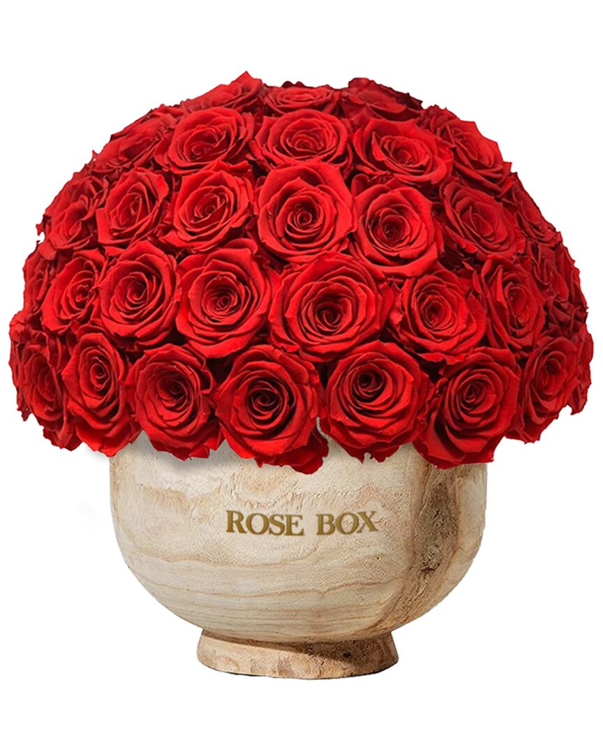 Rose Box Nyc Extra Large Wooden Half Ball