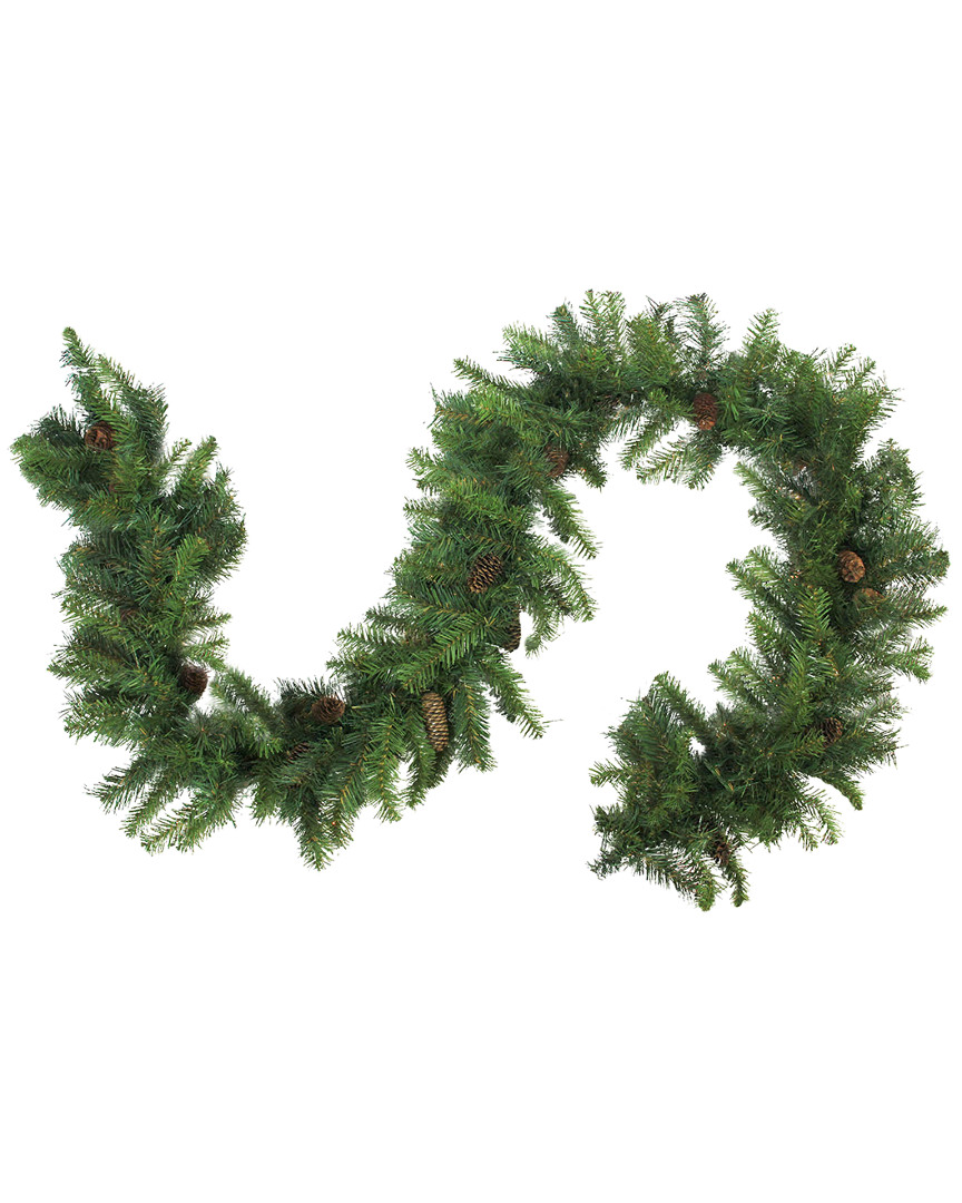 NORTHLIGHT NORTHLIGHT DAKOTA RED PINE ARTIFICIAL CHRISTMAS GARLAND WITH PINE CONES