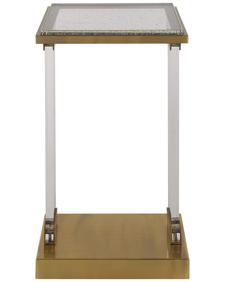 Uttermost Muse Seeded Glass Accent Table