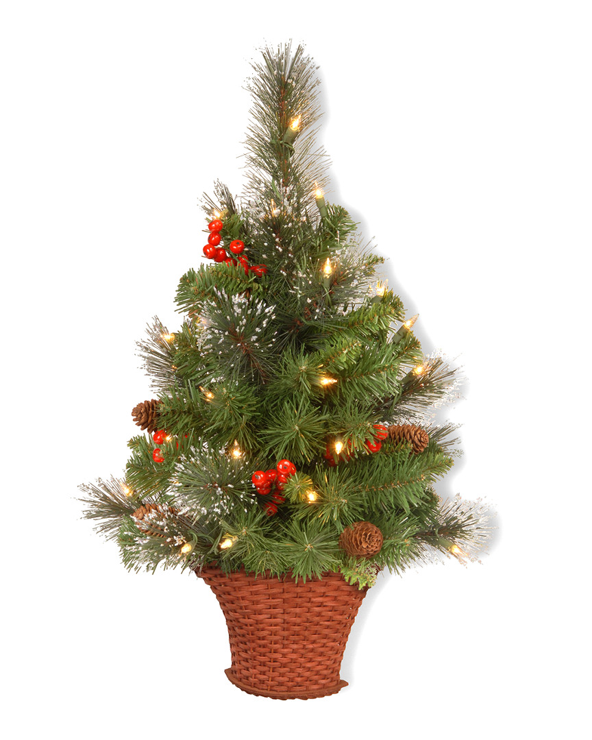National Tree Company 3ft Crestwood Spruce Half Tree