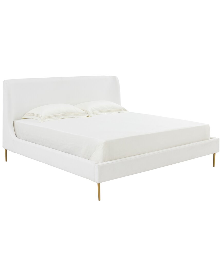 Safavieh Couture Jaiden Upholstered King Bed In White