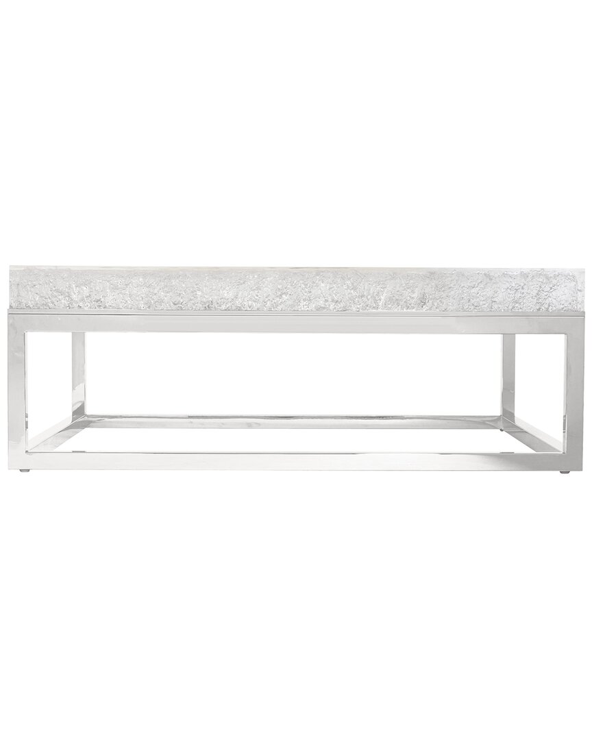 Bernhardt Arctic Square Cocktail Table In White
