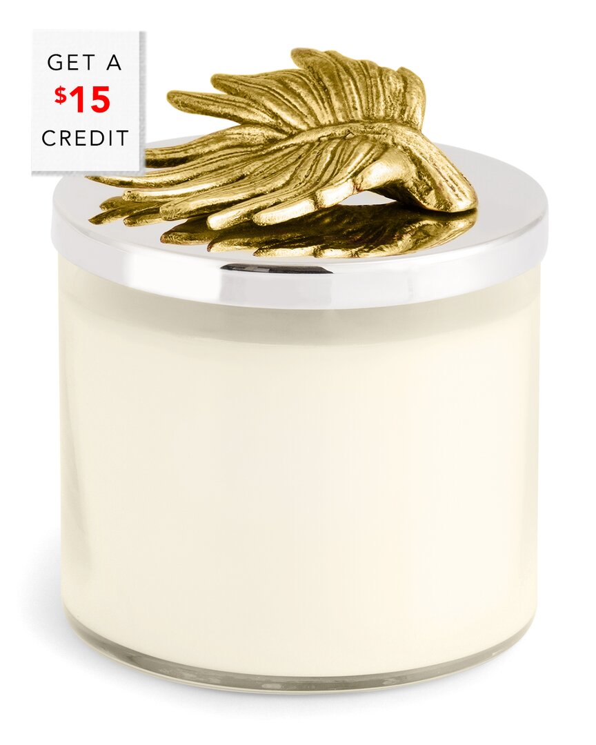 Michael Aram Palm Three-wick Candle With $15 Credit In White