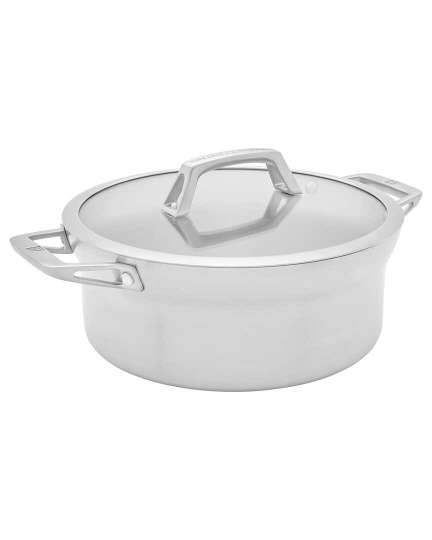 Zwilling J.a. Henckels Motion Stainless Steel 5qt Dutch Oven With Lid In Metallic