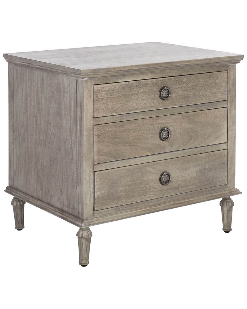 Safavieh Couture Lisabet 3 Drawer Wood Nightstand