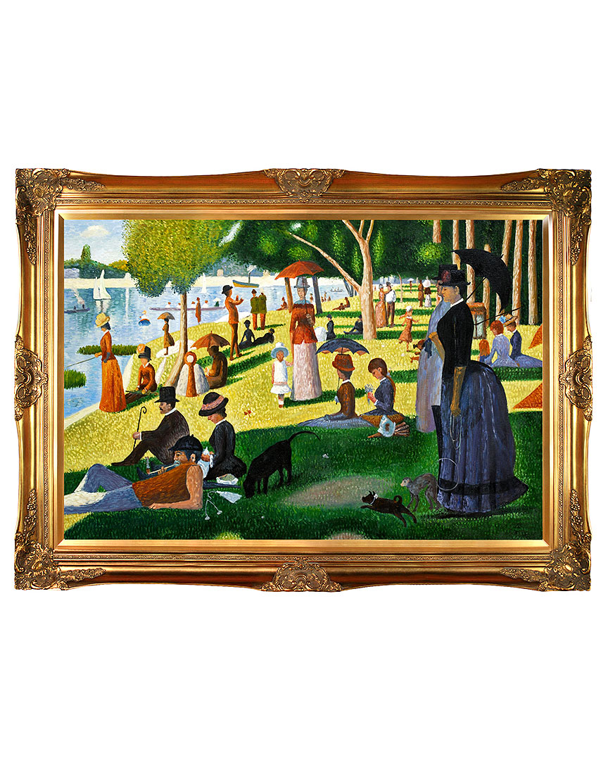 Overstock Art Sunday Afternoon On The Island Of La Gran By Georges-pierre Seurat Oil Reproduction