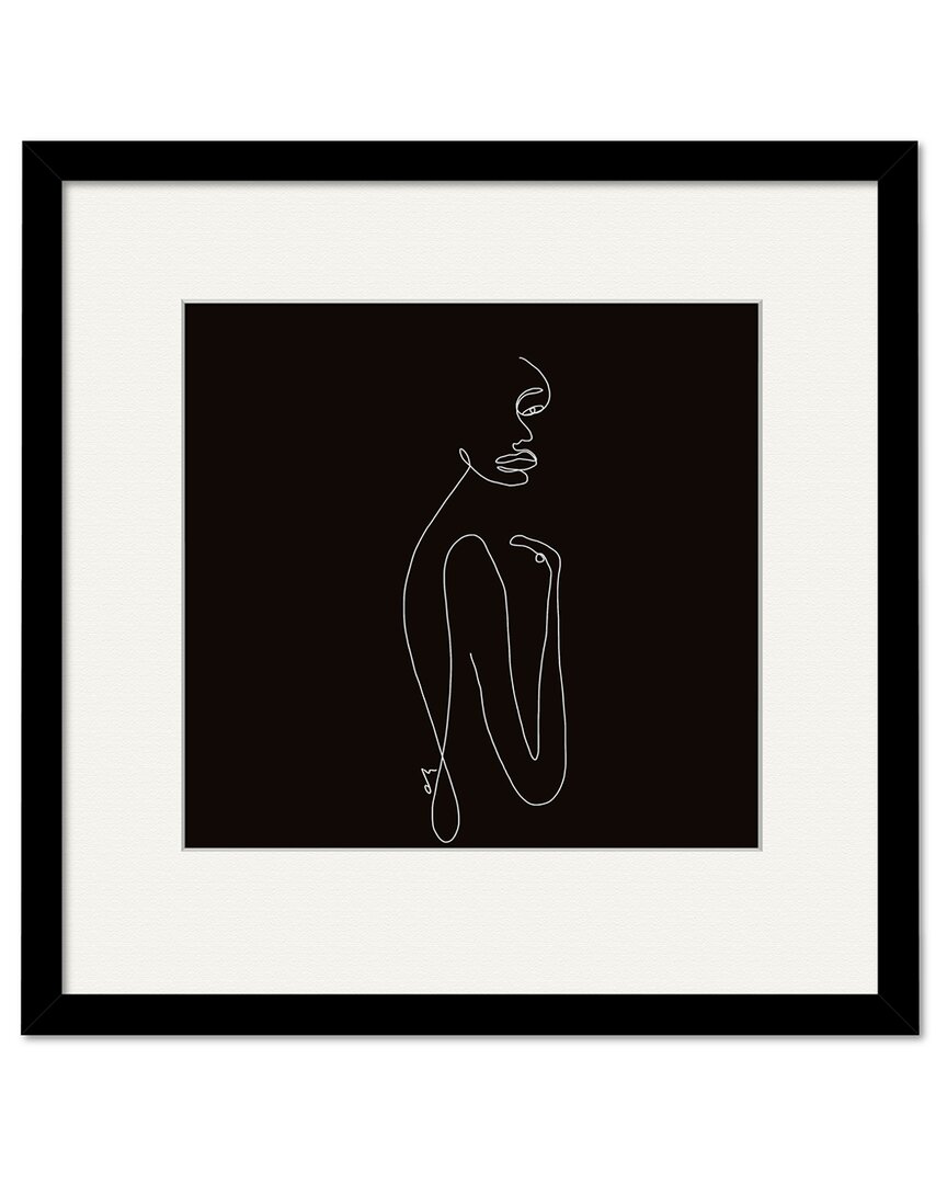Shop Courtside Market Black & White Figure Ii 18x18in Framed Art