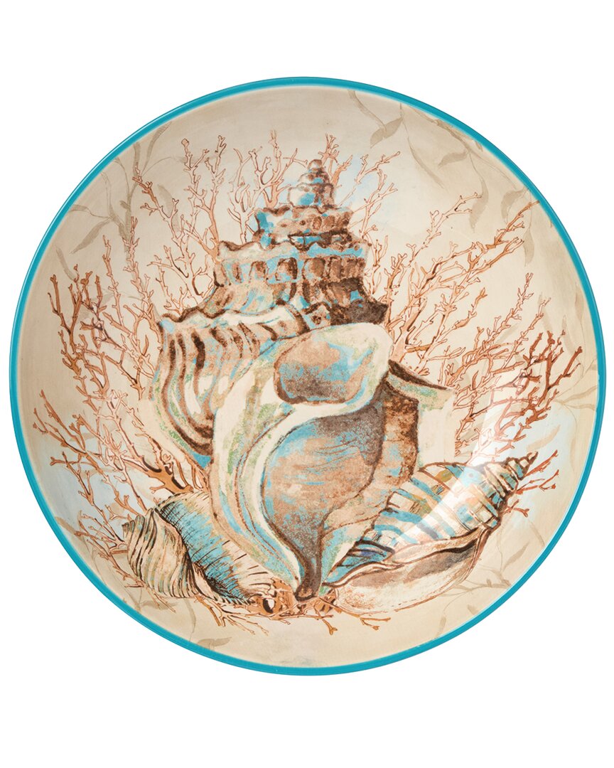 Certified International Escape To The Sea Serving Bowl