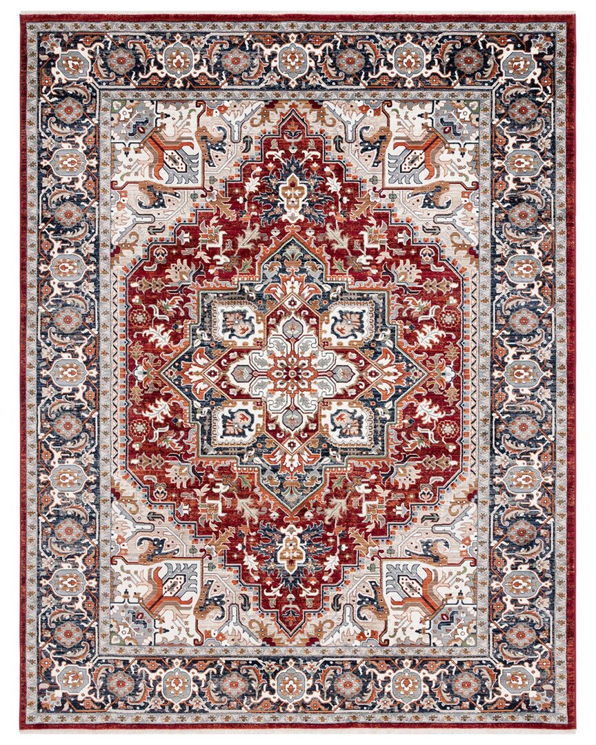 Ralph Lauren Lauren  Power Loomed Area Rug In Red