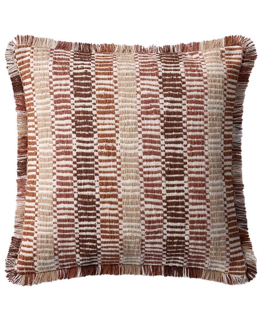 Loloi Ii Loloi 22x22in Pillow Cover With Down Insert In Orange