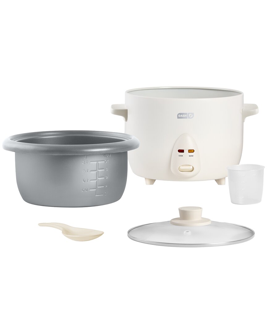 Dash Family Rice Cooker In White