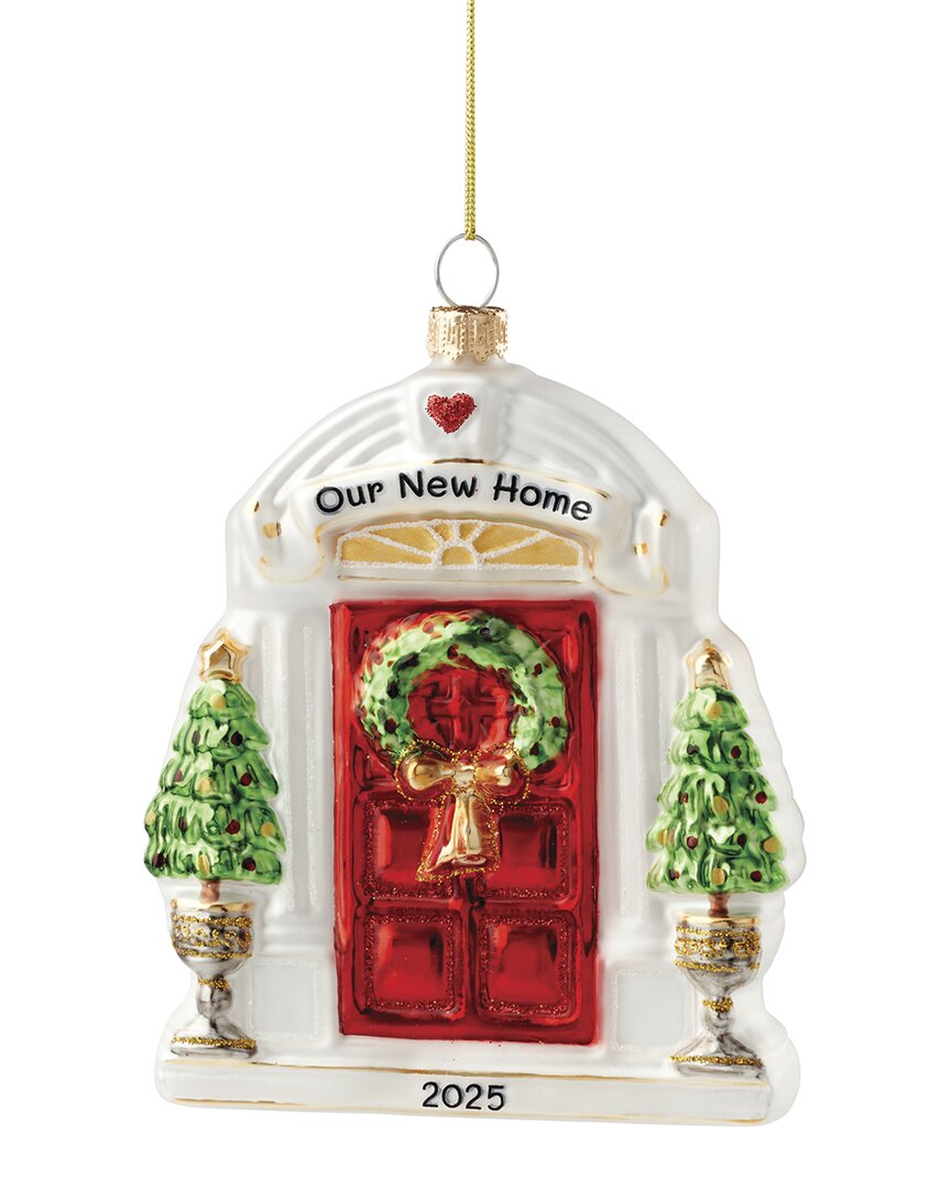 Lenox 2025 Blown Glass New Home Ornament In Multi