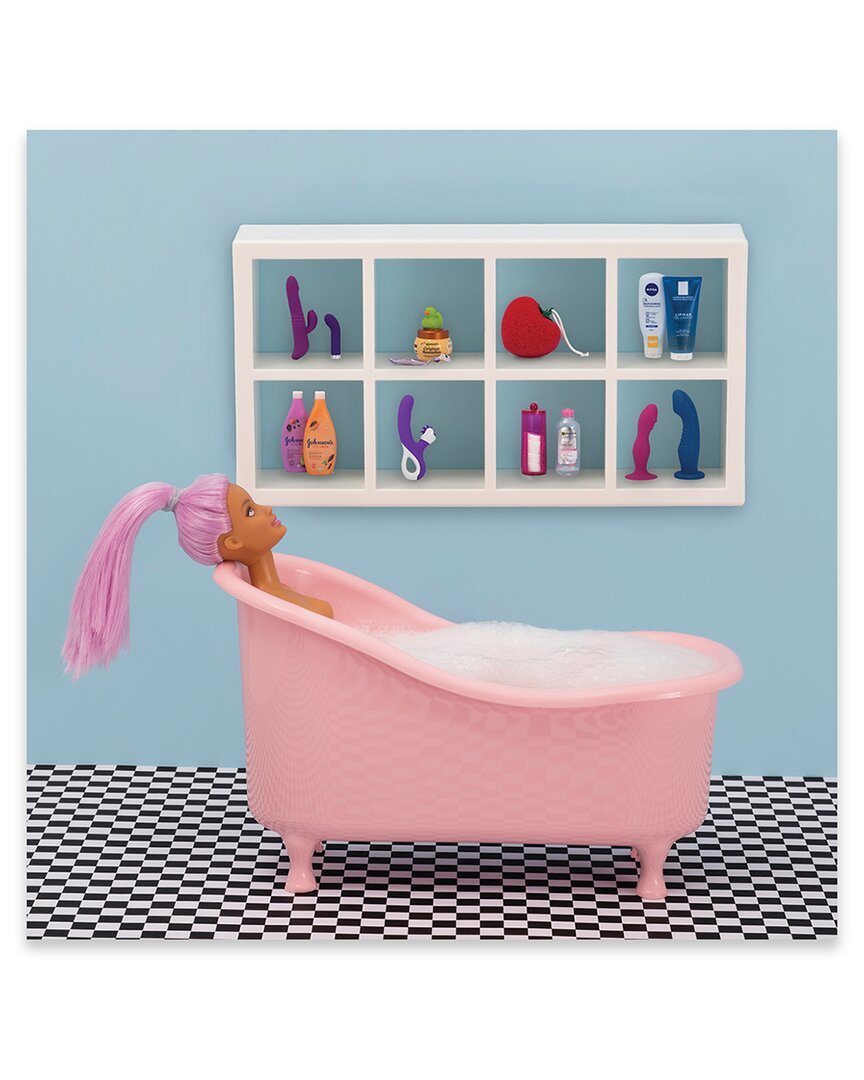 Icanvas Fun At Bath Time Print On Acrylic Glass By Pepino De Mar