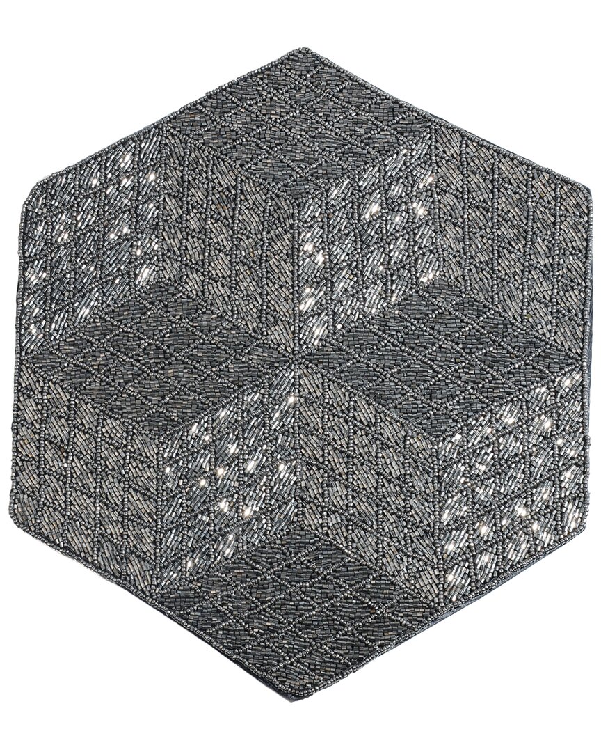 Tiramisu Steel Symphony Beaded Placemat