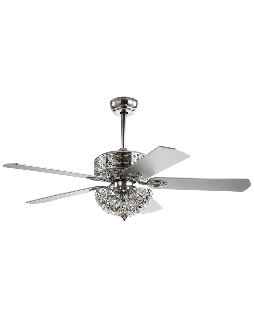 Jonathan Y Zara 52" Filigree 6-light, Wood Led Ceiling Fan