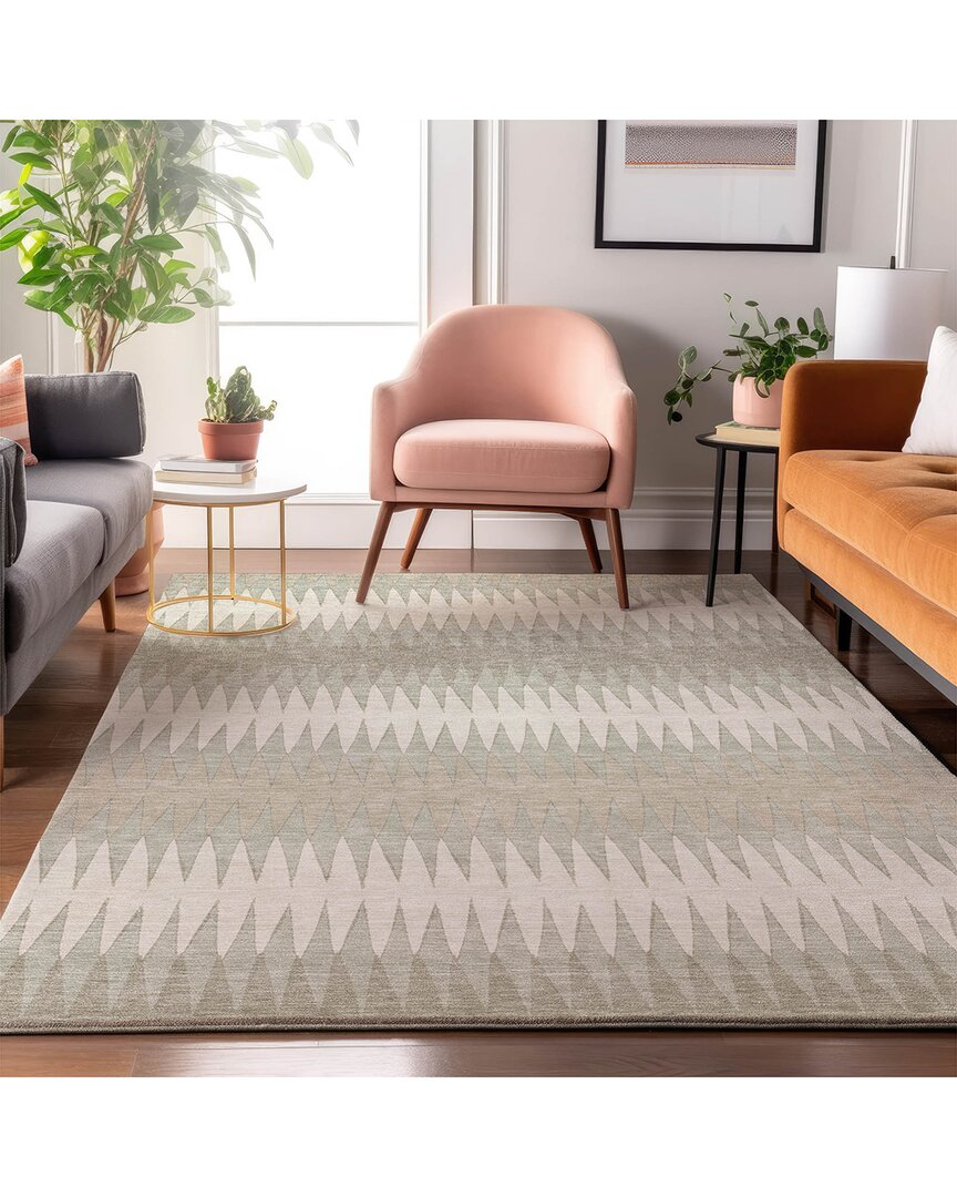 Addison Rugs Premium Washable Area Rug In Nude