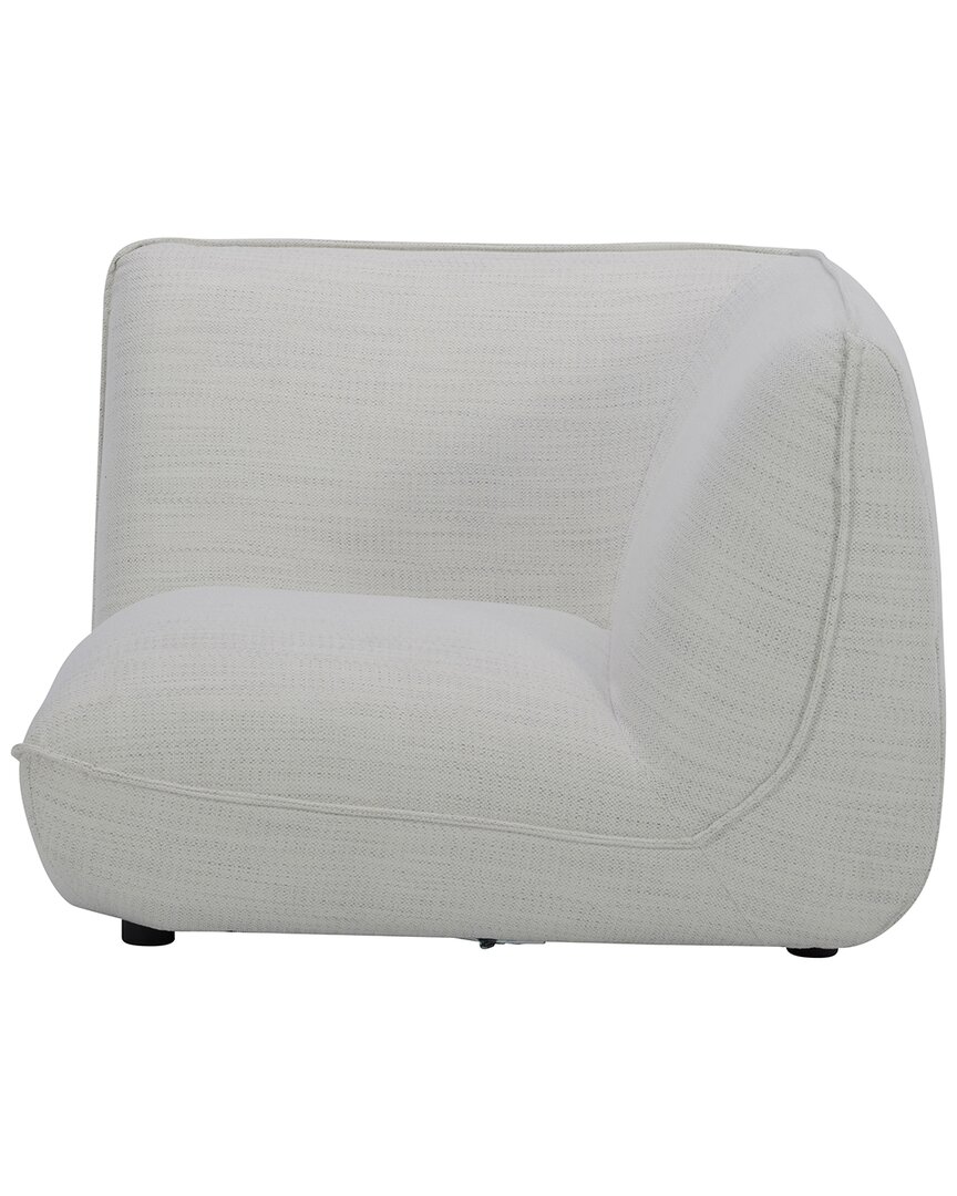 Moe's Home Collection Zeppelin Corner Chair In White