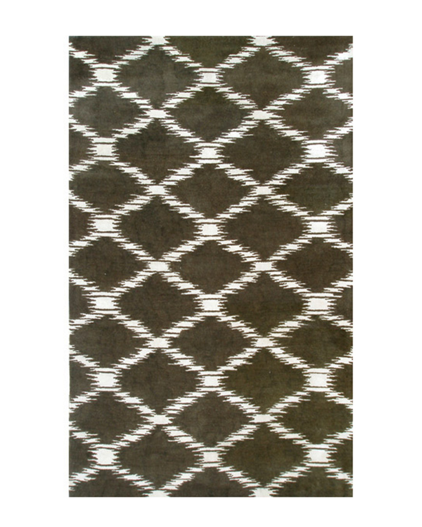 R16 Scale Hand-made Wool & Silk Contemporary Rug