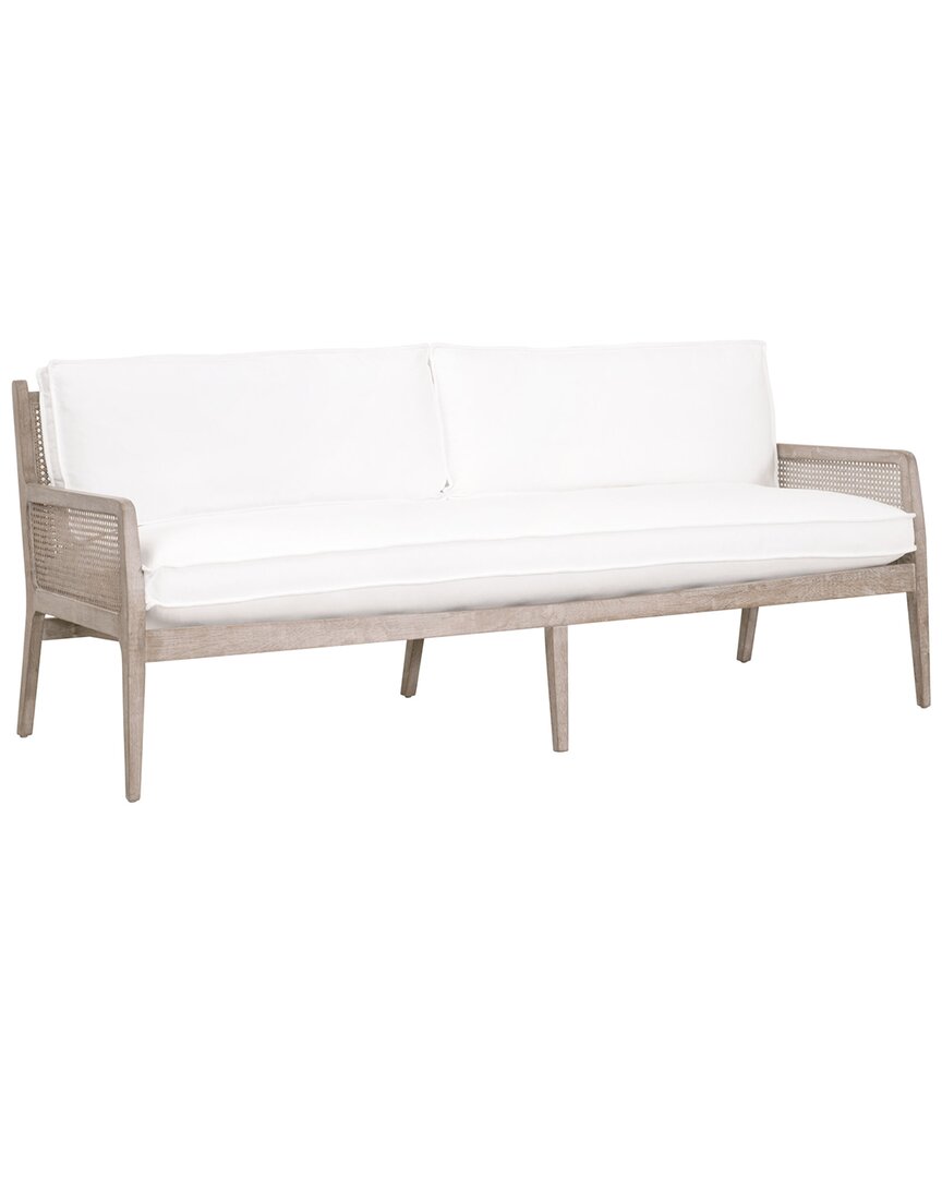 Essentials For Living Leone 84in Settee In White