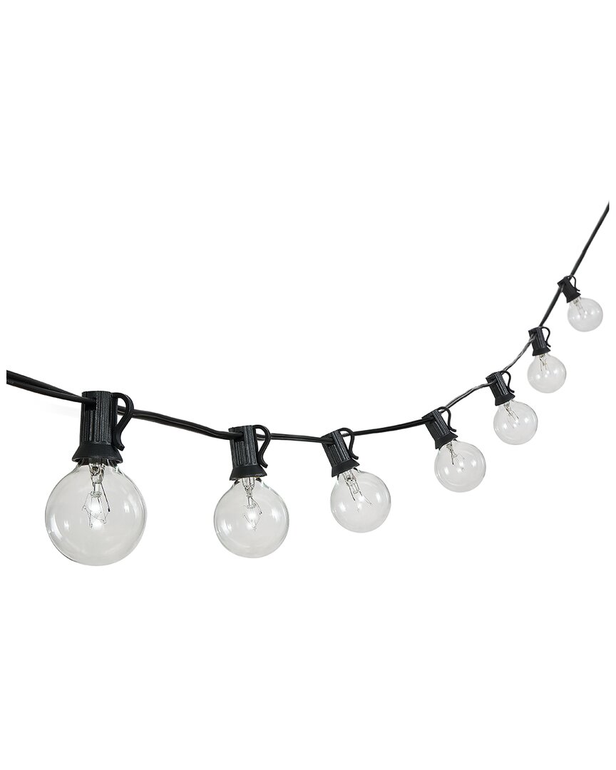 Jonathan Y Indoor/outdoor Globe-bulb String Lights In Black