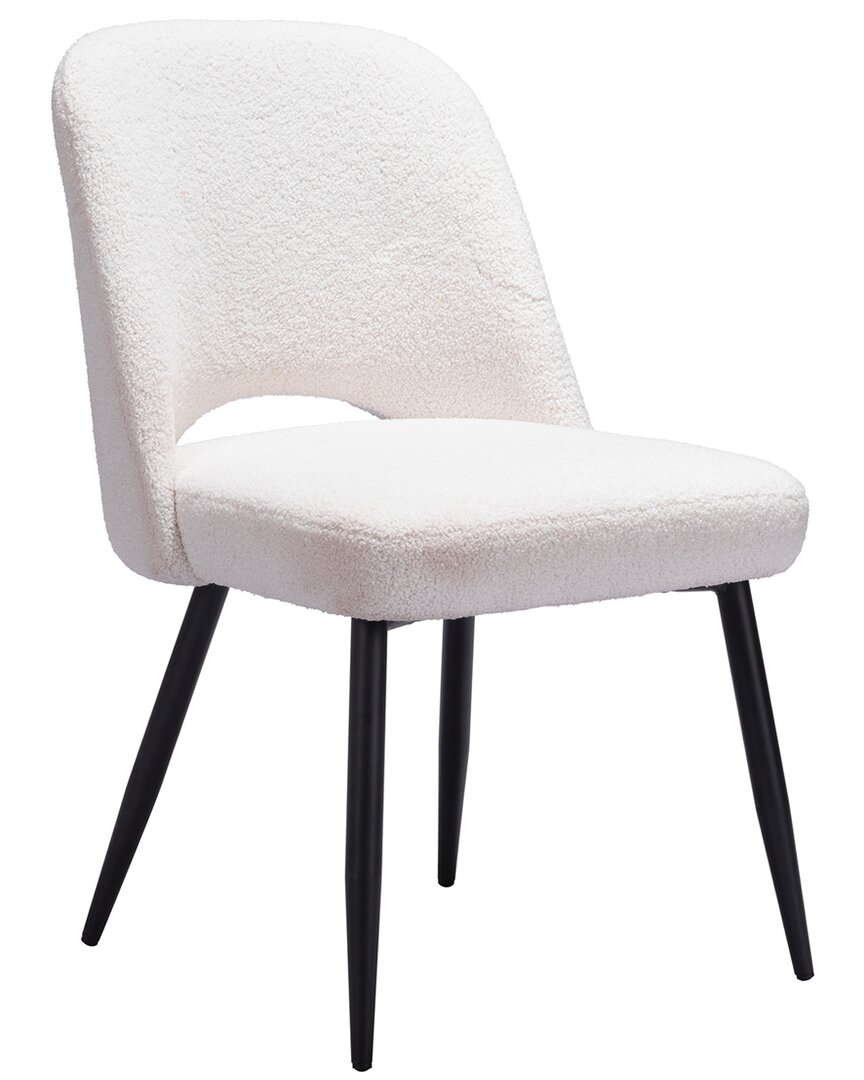 Zuo Modern Teddy Dining Chair In Ivory