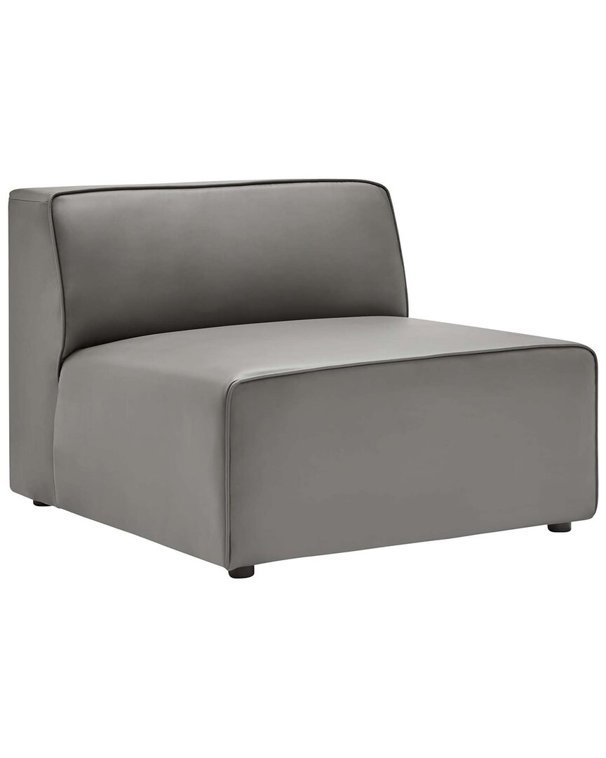 Modway Mingle Armless Chair In Gray
