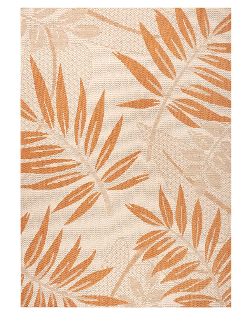 Shop Jonathan Y Designs Havana Tropical Indoor/outdoor Rug In Cream