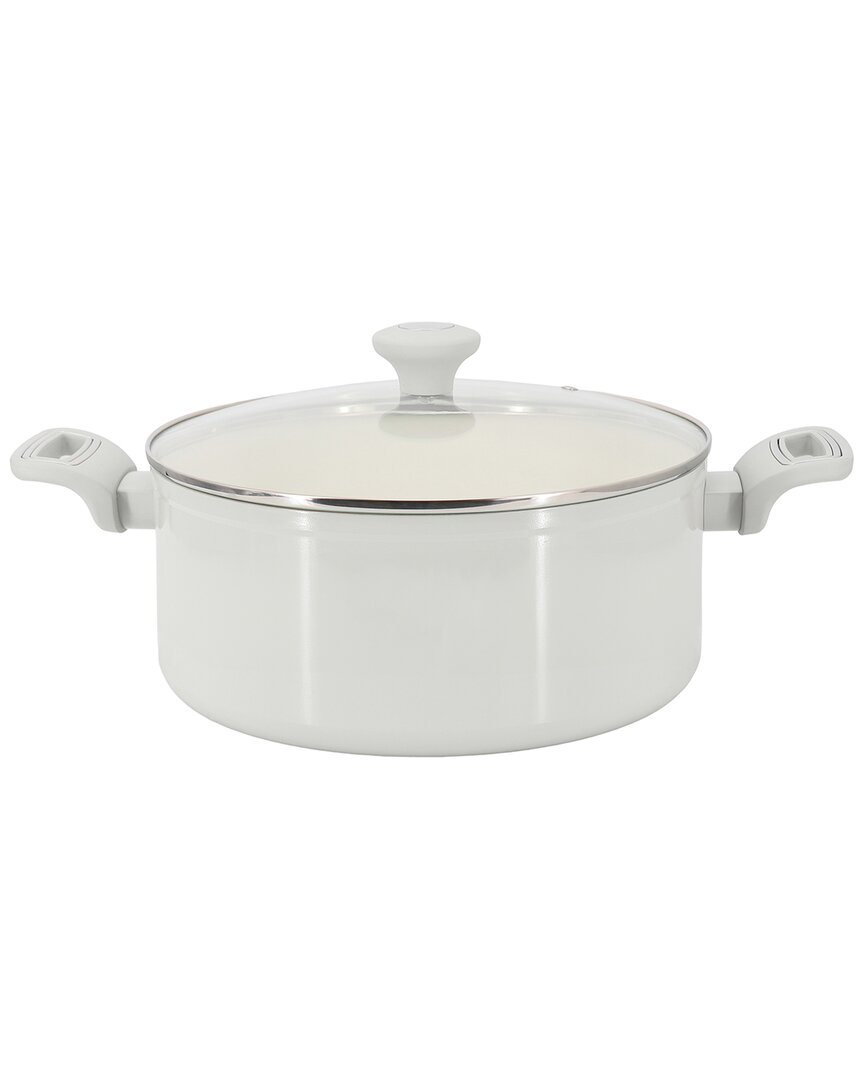 Martha Stewart Everyday Rexford 5qt Ceramic Nonstick Aluminum Dutch Oven With Lid