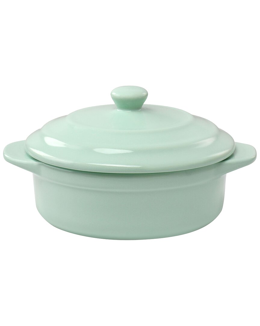 Martha Stewart Stoneware Round Mini Casserole With Lid
