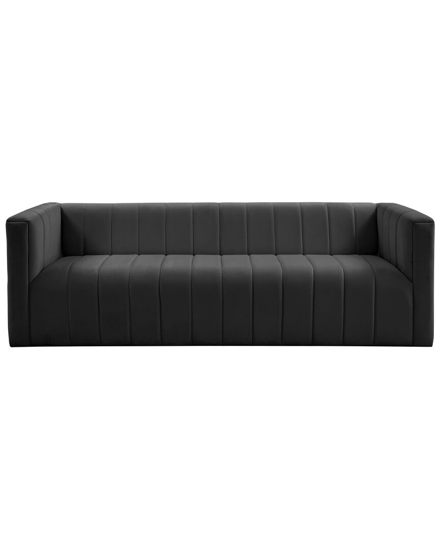 Tov Norah Black Velvet Sofa