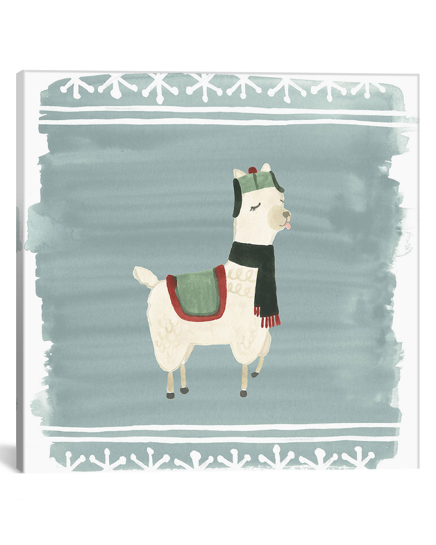 Icanvas Winter Wonder Llama I By June Erica Vess
