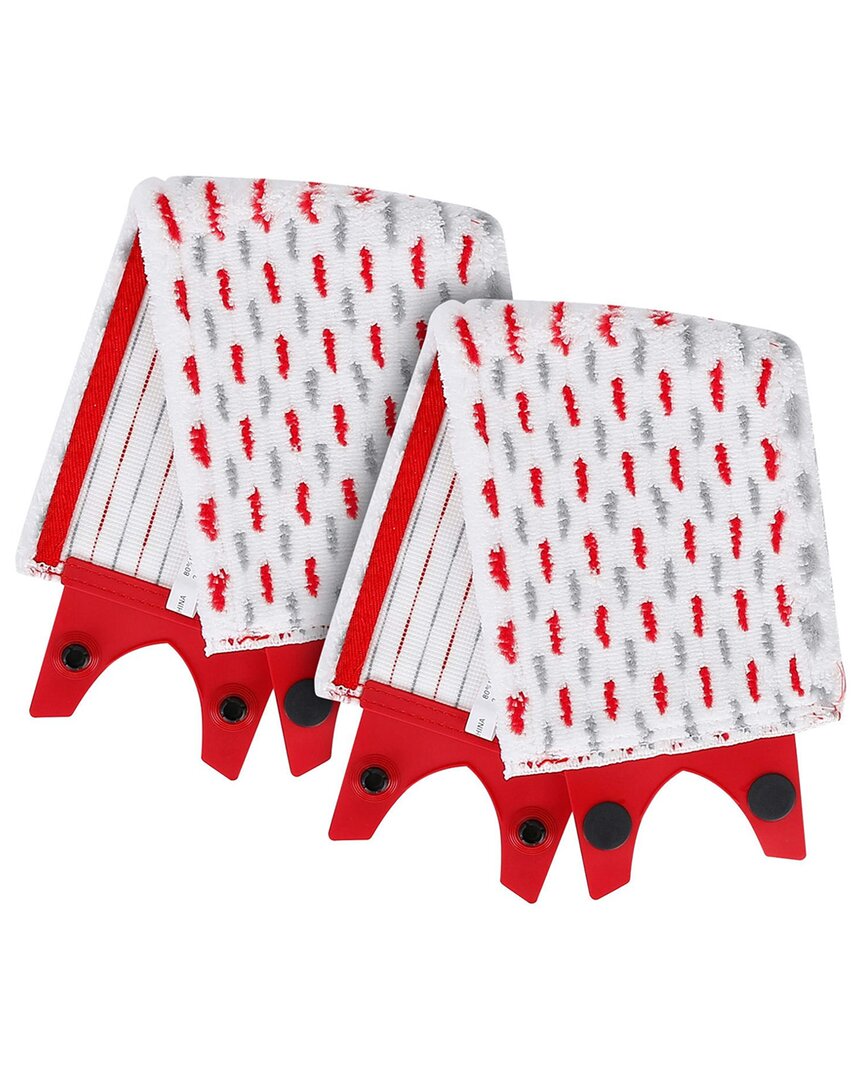 Fresh Fab Finds 2-piece Fiber Floor Mop Pads In Multi